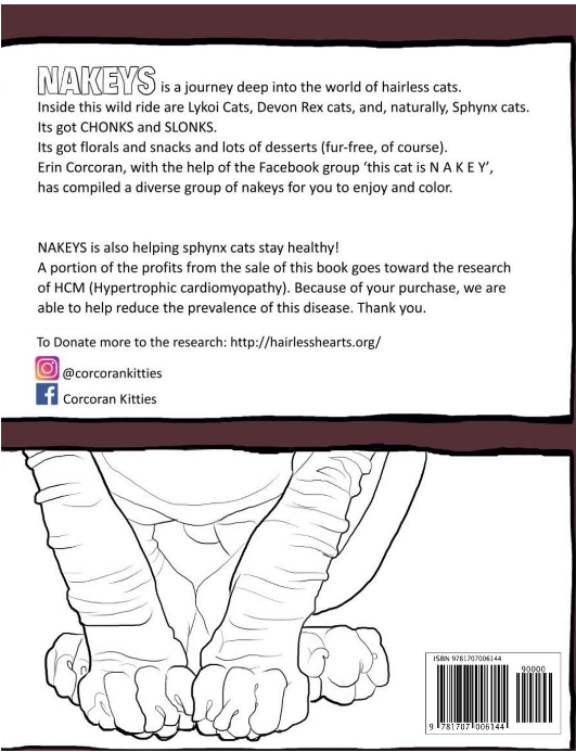 SPHYNX CAT COLORING BOOK!