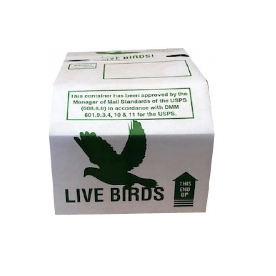 Bryant's Roost Bird Shipping Box (10 pcs) - Quail Nest, Live Bird Carrier, Secure Avian Transportation for Small Birds