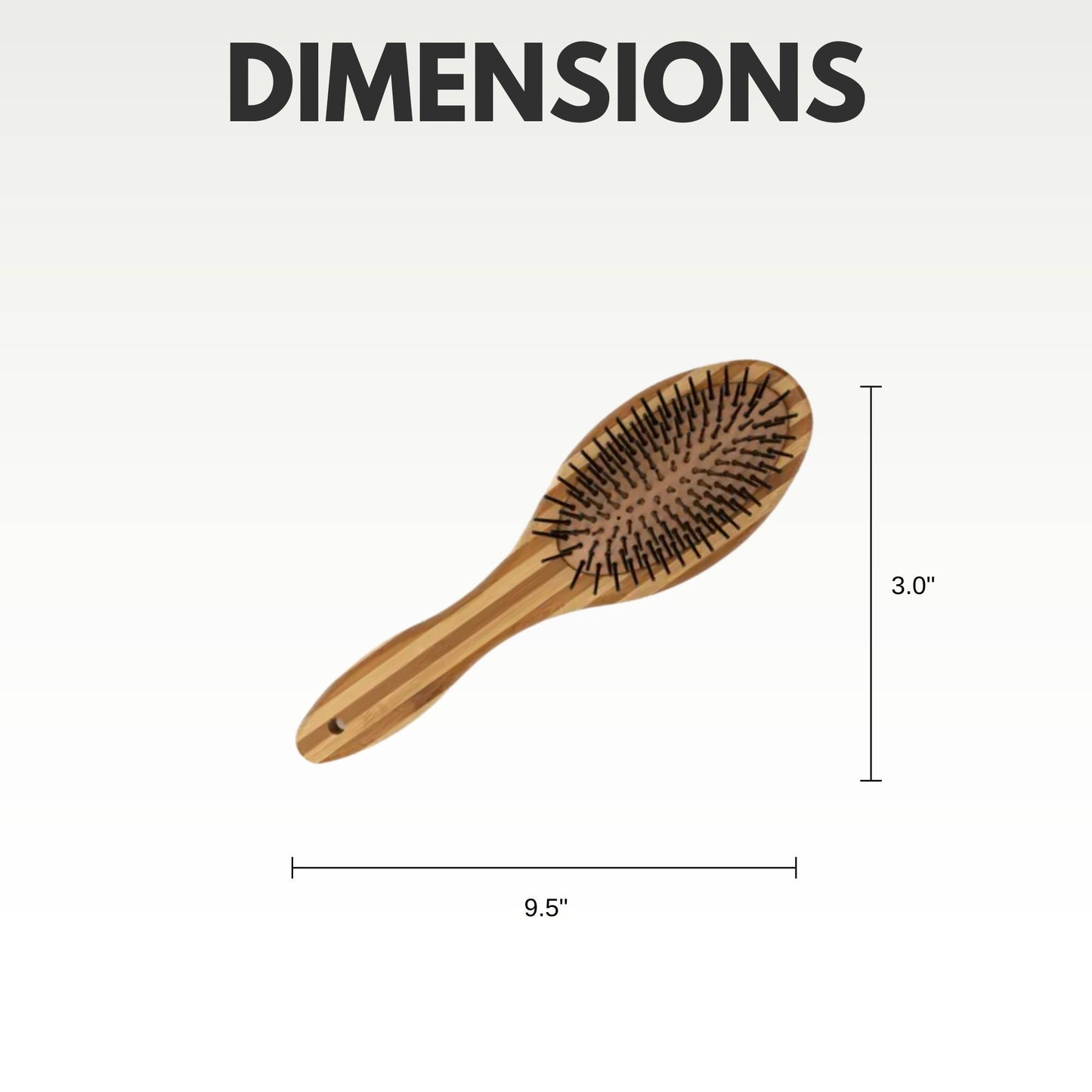 Country Living Dual-Sided Natural Wood Dog Brush - Ergonomic, Durable & Versatile