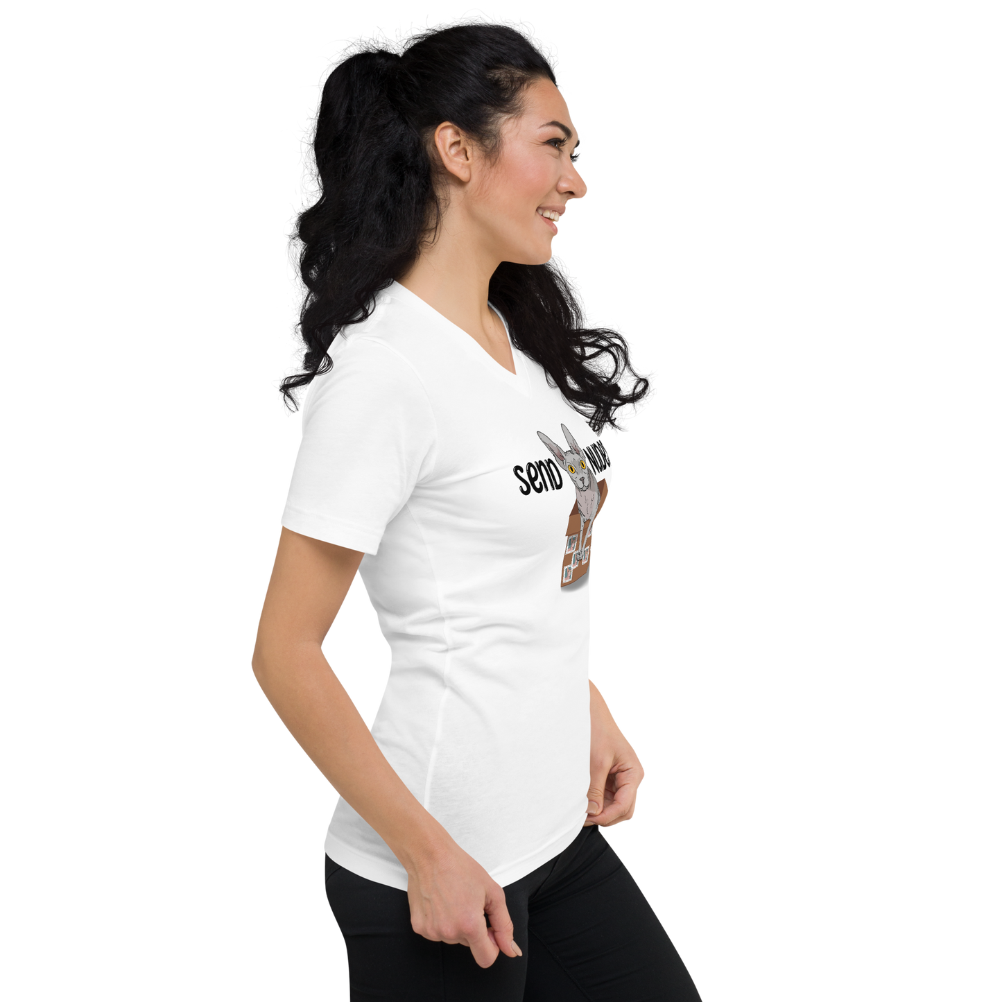 "SEND NUDES" UNISEX ECO TEE