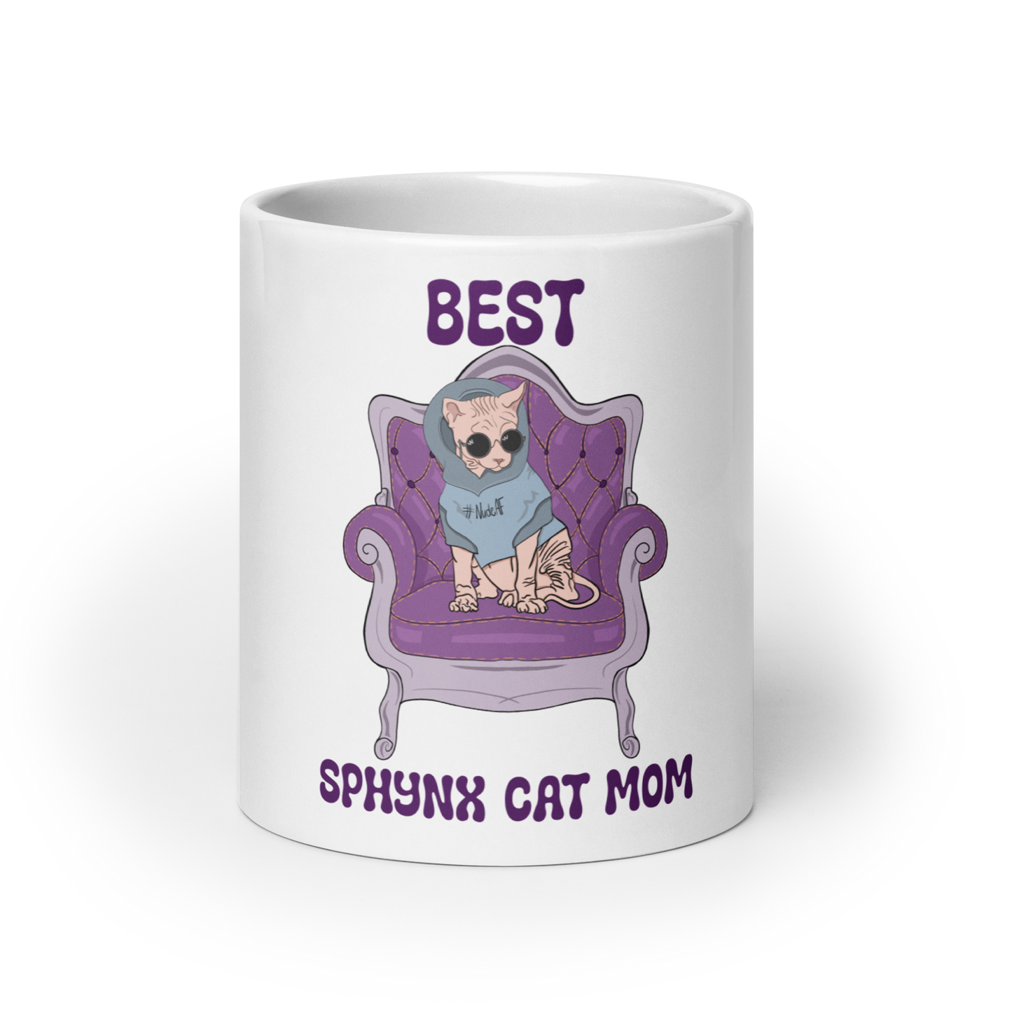 "BEST SPHYNX CAT MOM" COFFEE MUG