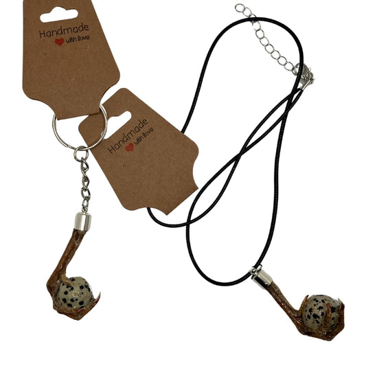 Quail Feet Necklace and Chain