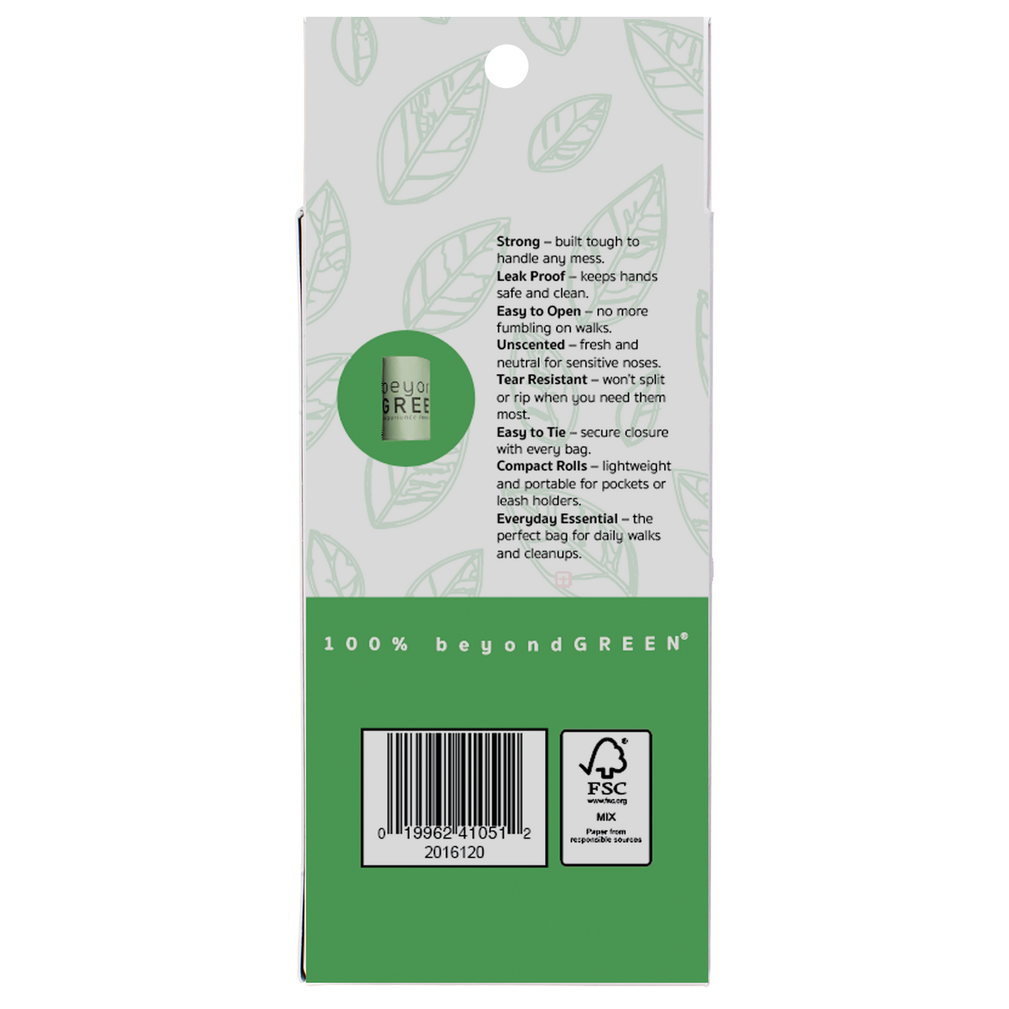 120 Count - Dog Poop Bags