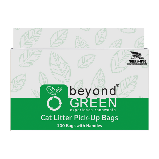 Cat Litter Pick-Up Bags with Handles - 100 bags