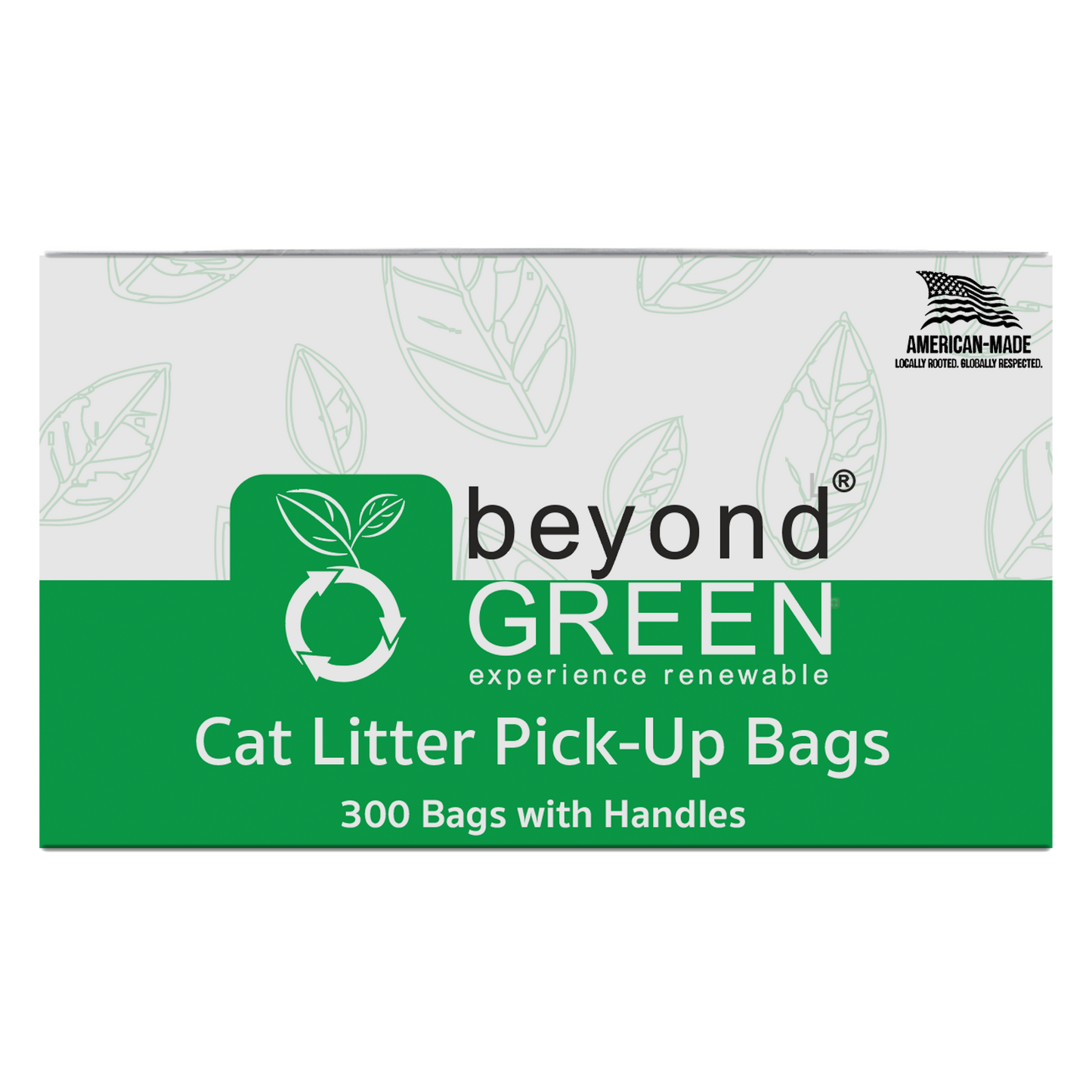 Cat Litter Pick-Up Bags with Handles - 300 Bags