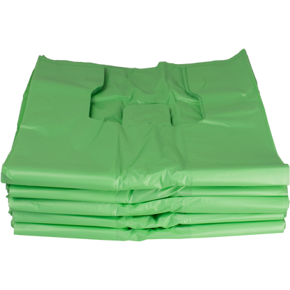 Plant-Based Large Food Safe Multi-Purpose Bags with Handles – 500 Bags