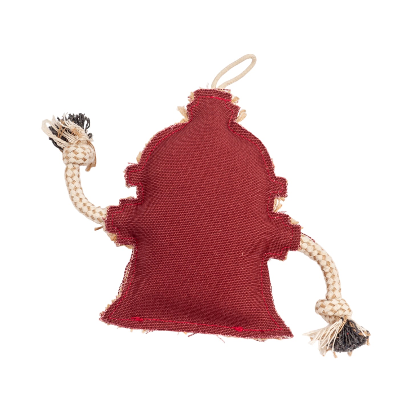 Country Living Canvas & Jute Fire Hydrant Dog Chew Toy – Durable, Safe and Non-Toxic
