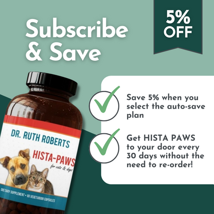 Pre-Order Hista Paws – with Quercetin for Dogs and Cats