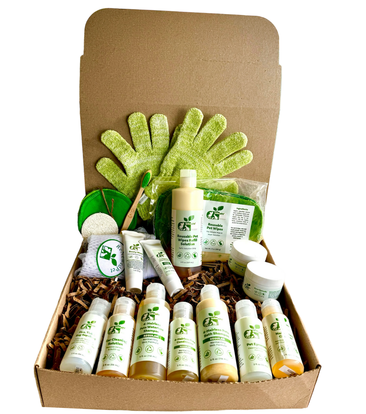 4-HAIRLESS PETS ULTIMATE GROOMING KIT