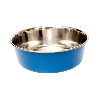 Country Living Set of 2 Heavy Gauge Stainless Steel Dog Bowls - Perfect for Food & Water
