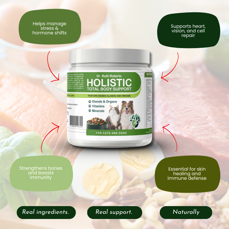 Pre-Order Holistic Total Body Support – Multivitamin & Glandular Support for Dogs and Cats