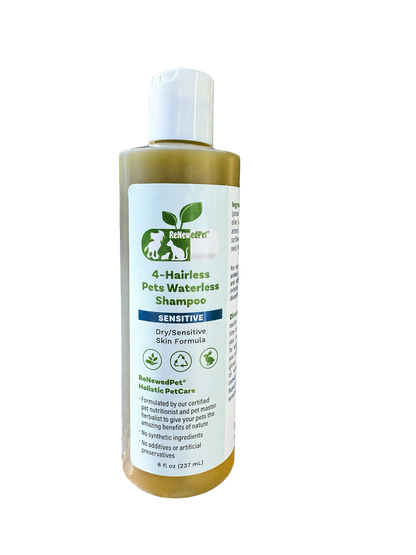 4-HAIRLESS PETS SENSITIVE WATERLESS SHAMPOO