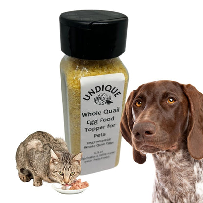 Quailicious Boost Pet Food Enhancer - Healthy Dog Food Topper with Whole Quail Eggs - Pet Health Supplements for Energy, Immune Function, Shiny Coat & Skin - Omega-3 & Omega-6 Rich