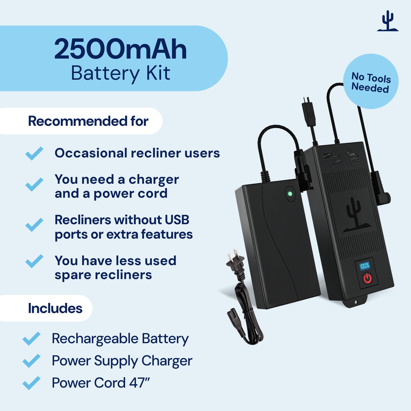 Rechargeable Recliner Battery Pack