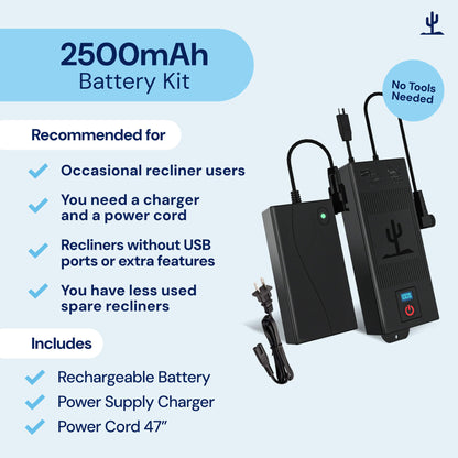 Rechargeable Recliner Battery Pack