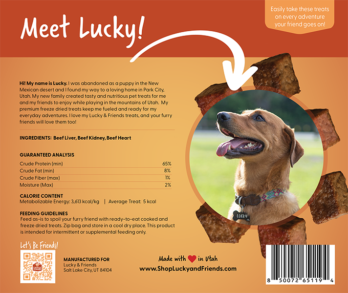 Lucky & Friends Beef Liver Dog Treat