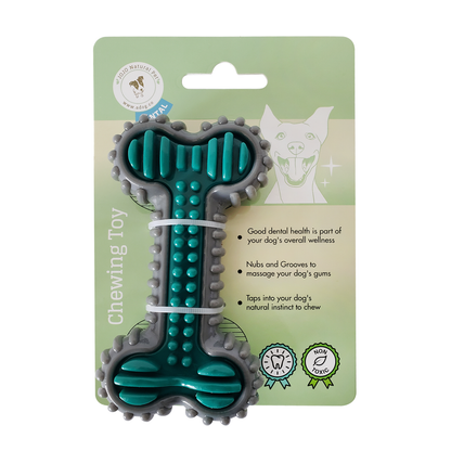 TPR Dental Bone Dog Chew Toy – Ultimate Oral Care & Fun for Light to Medium Chewers