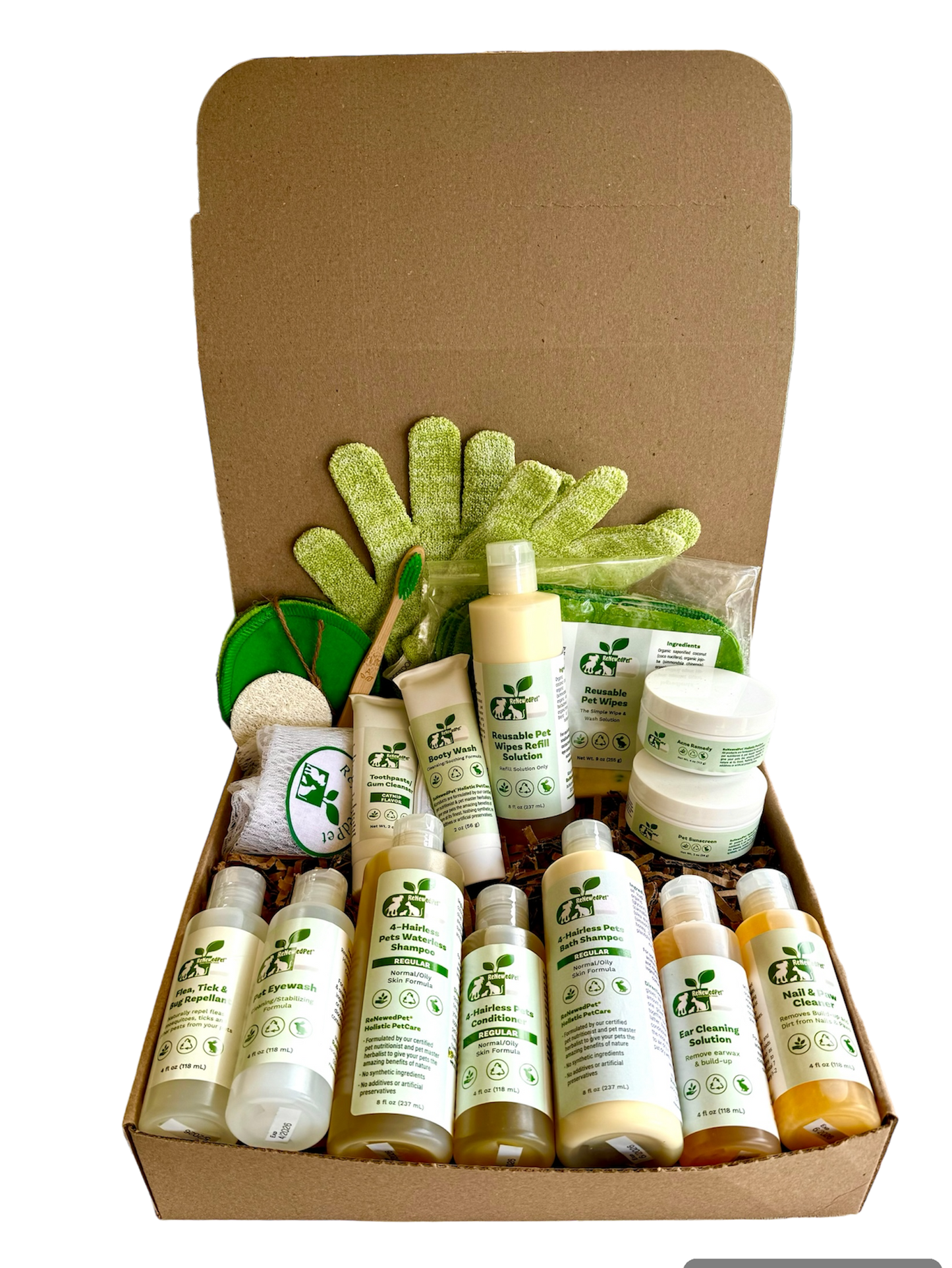 4-HAIRLESS PETS ULTIMATE GROOMING KIT