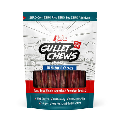All-Natural Beef Gullet Stick Dog Treats – Delicious & Nutritious, Healthy Chews – 6 Inches (5-Pack)