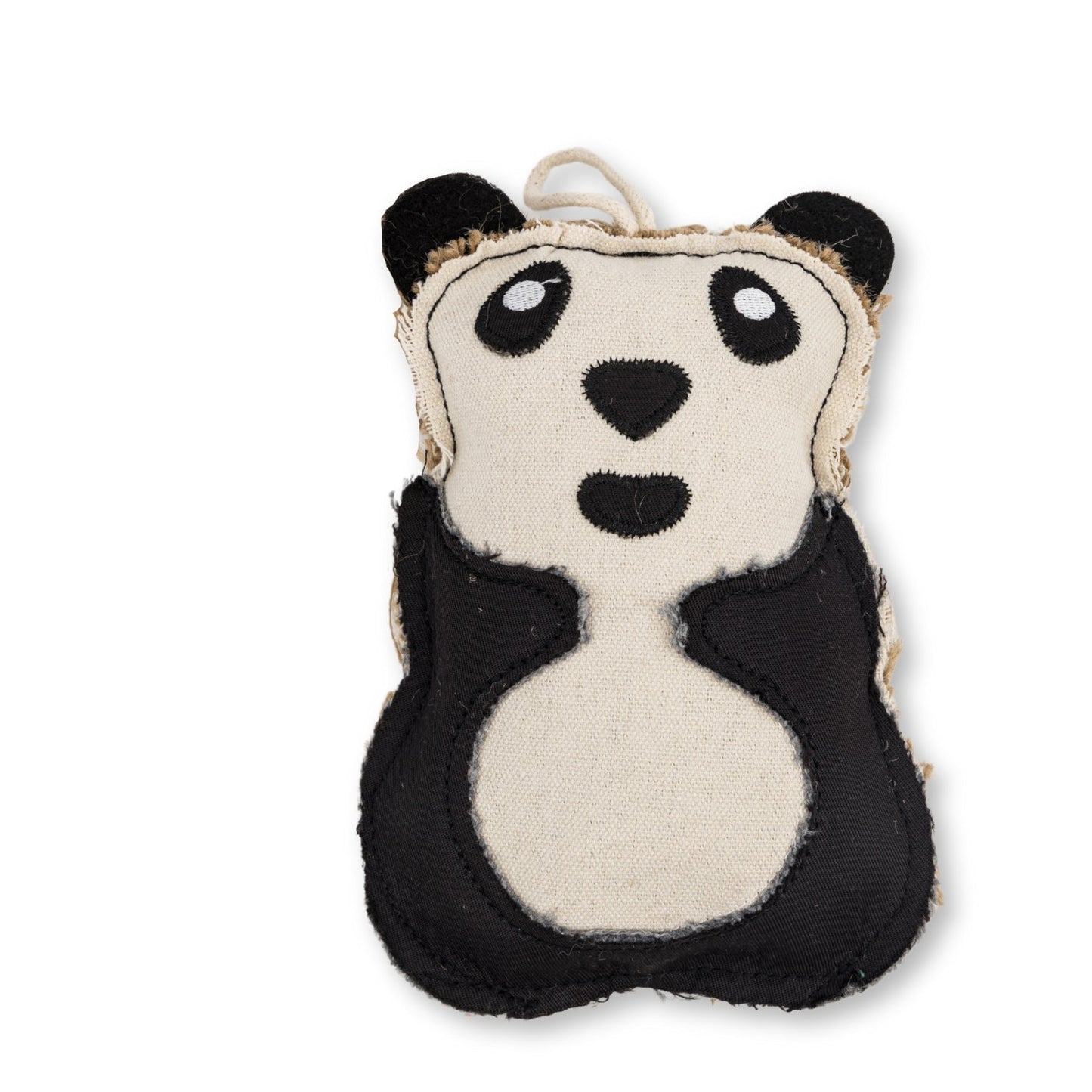 Canvas & Jute Panda-Shaped Dog Chew Toy – Durable, Safe and Non-Toxic