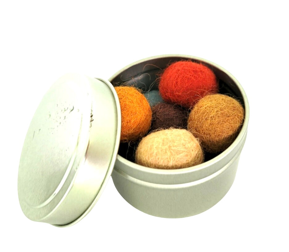 ORGANIC WOOL CAT BALL TOYS