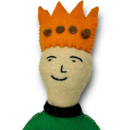 Prince and Princess Felt Dog Toys