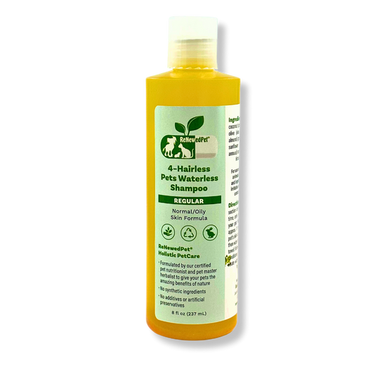 4-HAIRLESS PETS REGULAR WATERLESS SHAMPOO
