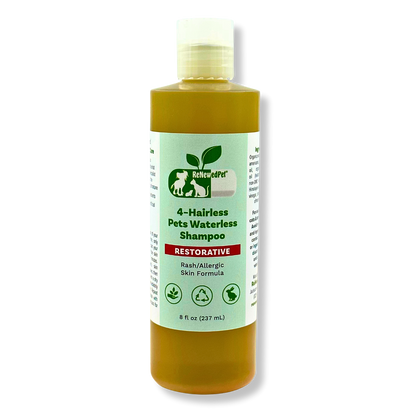 4-HAIRLESS PETS RESTORATIVE WATERLESS SHAMPOO
