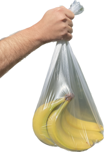 Clear Produce Bags - Roll of 100 Bags - 14" x 17"