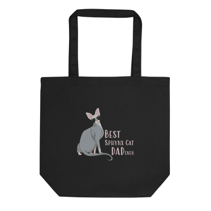 "BEST SPHYNX CAT DAD" ECO TOTE