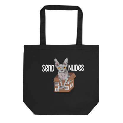 "SEND NUDES" ECO TOTE