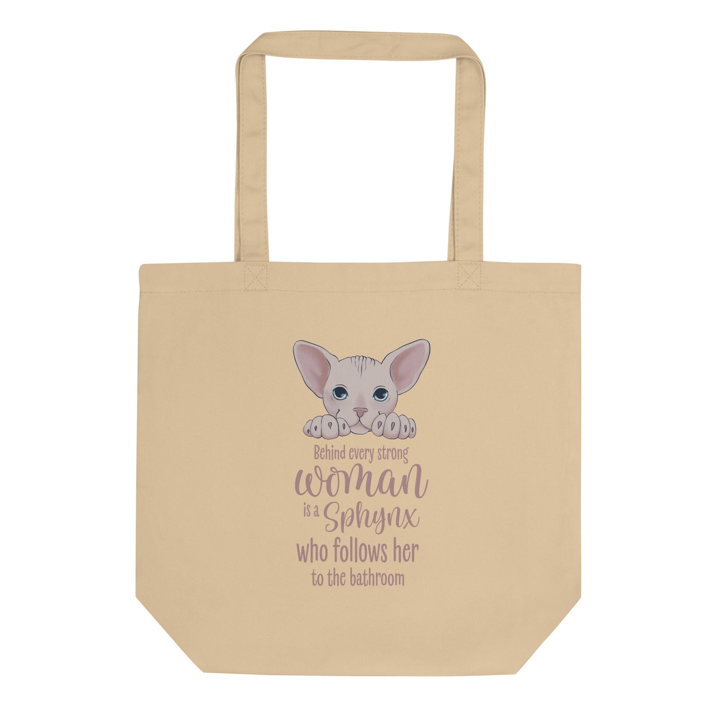 "BEHIND EVERY WOMAN" SPHYNX TOTE