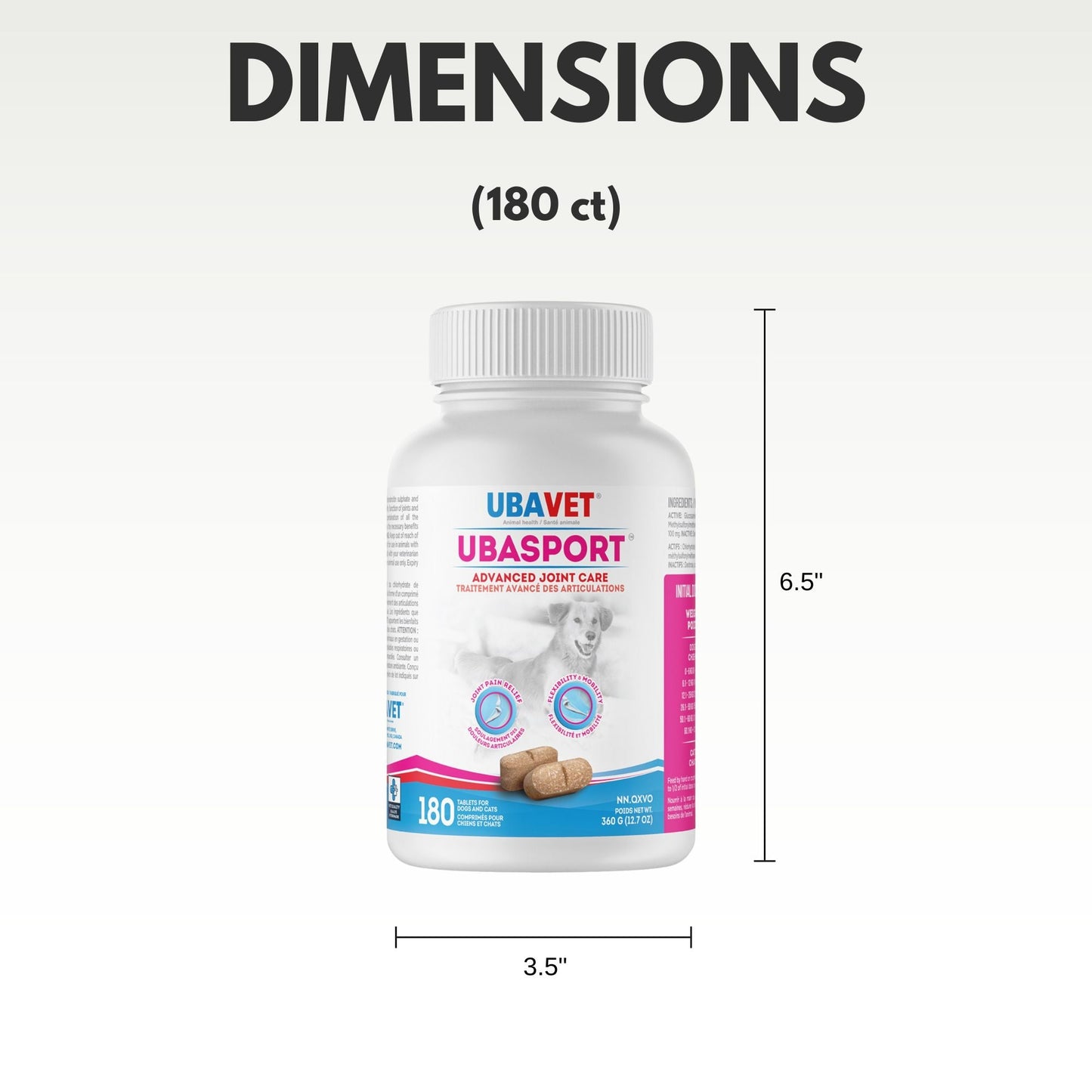 UBAVET UBASPORT Advanced Joint Care Tablets for Dogs & Cats