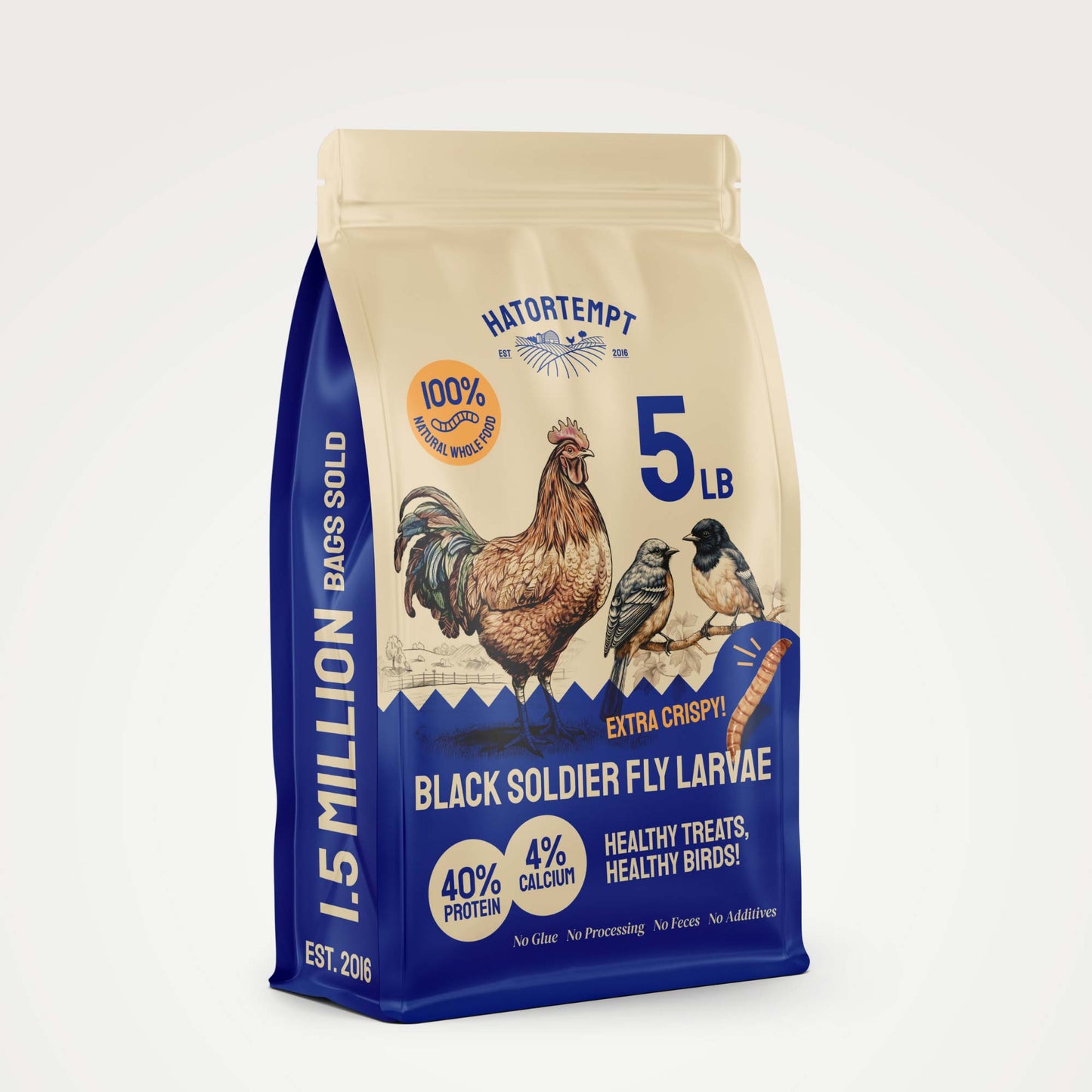 Dried Black Soldier Fly Larvae for Chickens