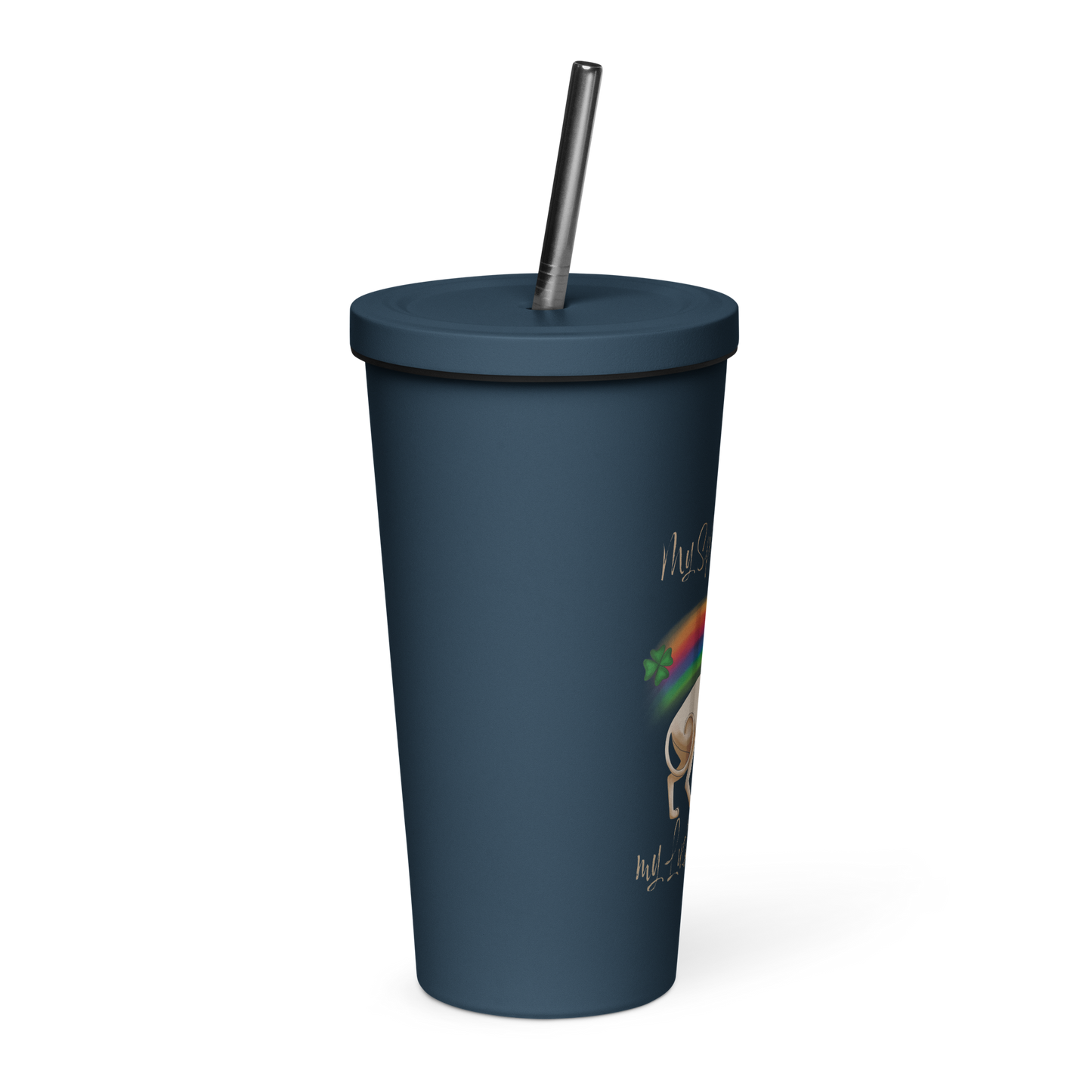 "MY SPHYNX CAT IS MY LUCKY CHARM" - TUMBLER