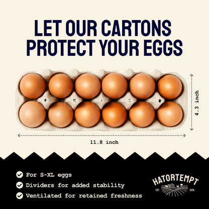 Laid in USA: Reusable, Compostable Egg Cartons (Bulk)