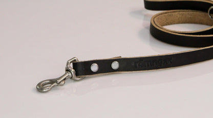 Handmade leather dog leash