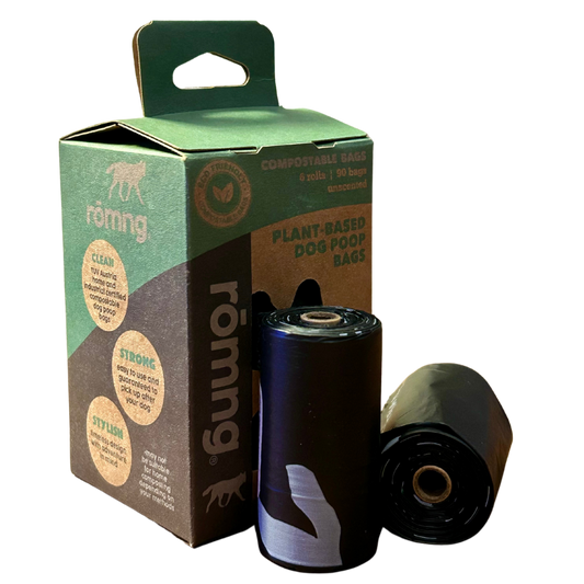 Compostable plant-based dog poop bags