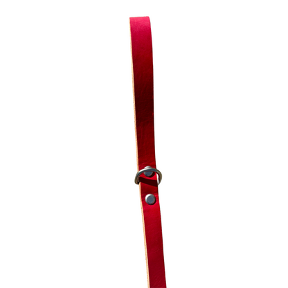 Handmade leather dog leash