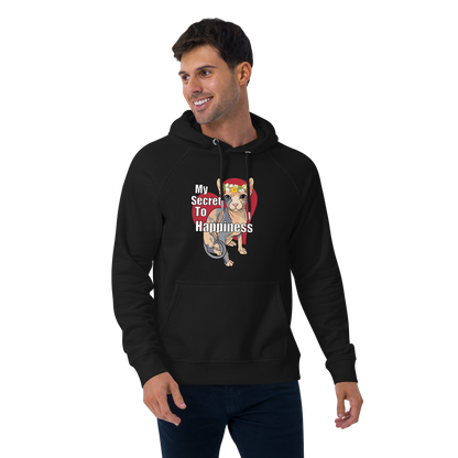 "MY SECRET TO HAPPINESS" UNISEX ECO TEE