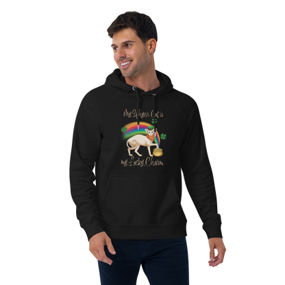 "MY SPHYNX IS MY LUCKY CHARM" UNISEX ECO HOODIE