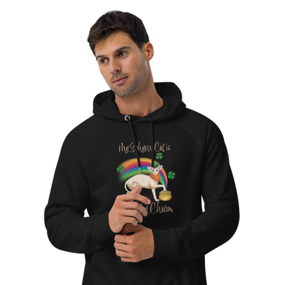 "MY SPHYNX IS MY LUCKY CHARM" UNISEX ECO HOODIE