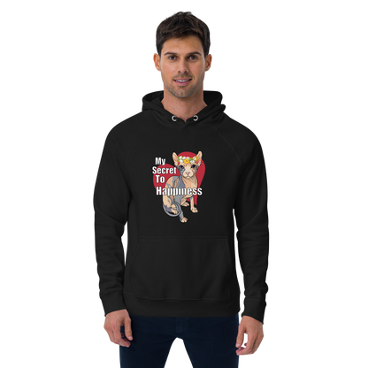 "MY SECRET TO HAPPINESS" UNISEX ECO TEE