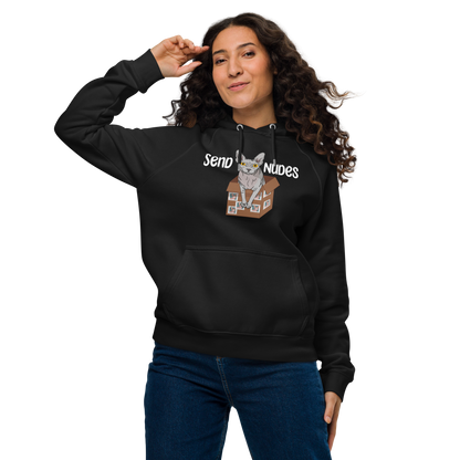 "SEND NUDES" WOMEN'S ECO HOODIE