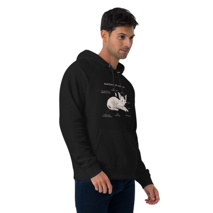 "ANATOMY OF A SPHYNX" UNISEX ECO HOODIE