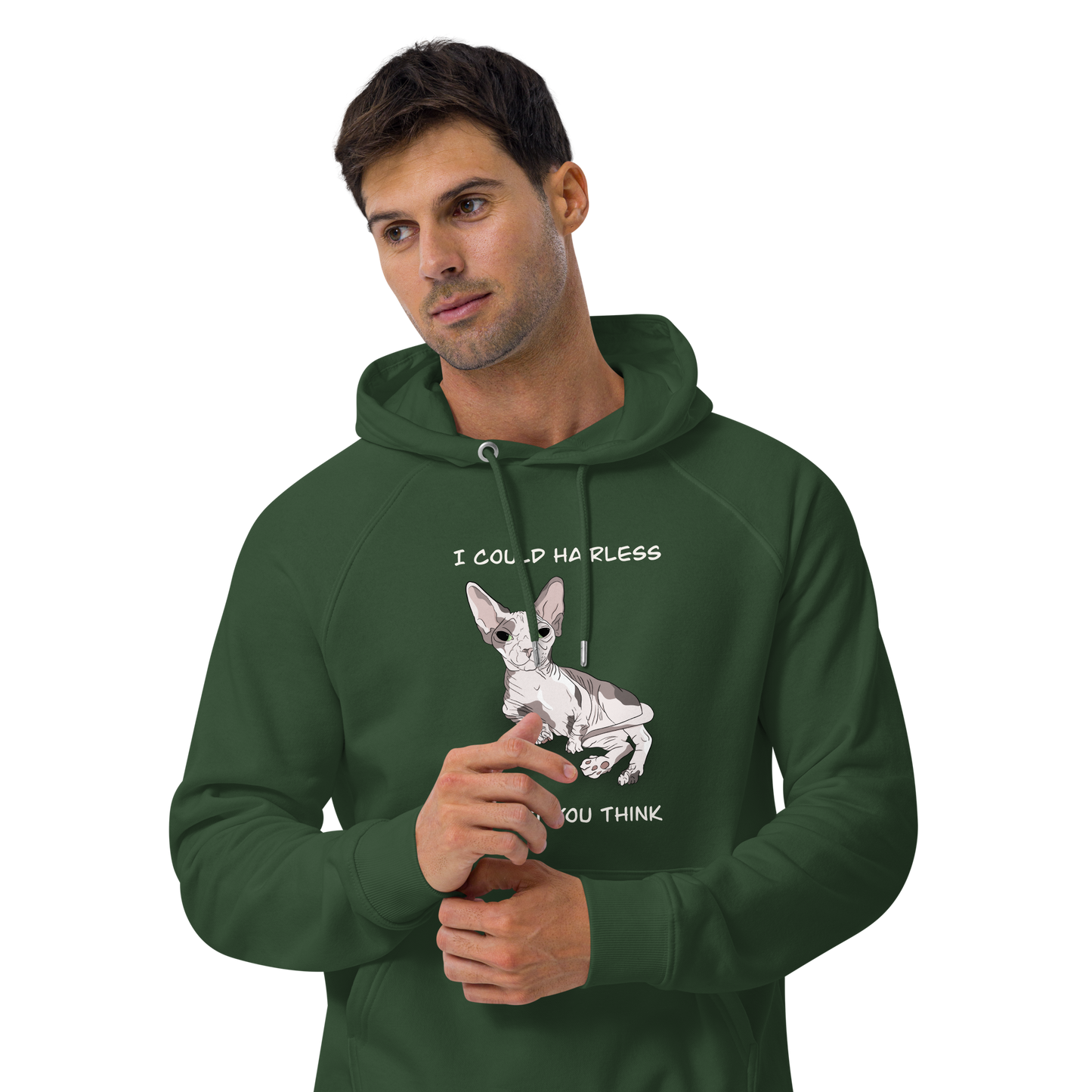 "I COULD HAIRLESS WHAT YOU THINK" UNISEX ECO TEE