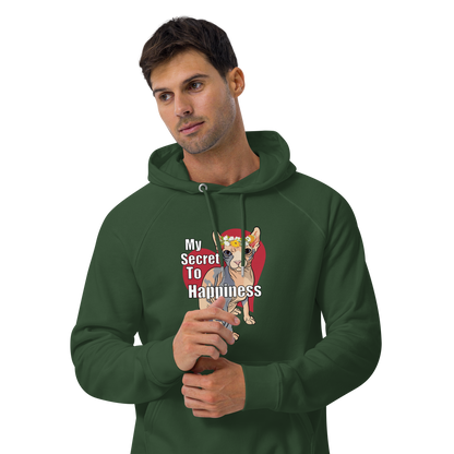 "MY SECRET TO HAPPINESS" UNISEX ECO TEE