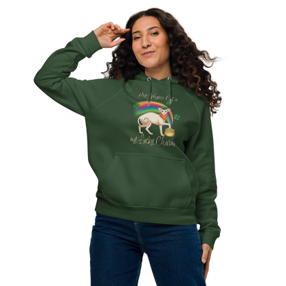 "MY SPHYNX IS MY LUCKY CHARM" WOMEN'S ECO HOODIE