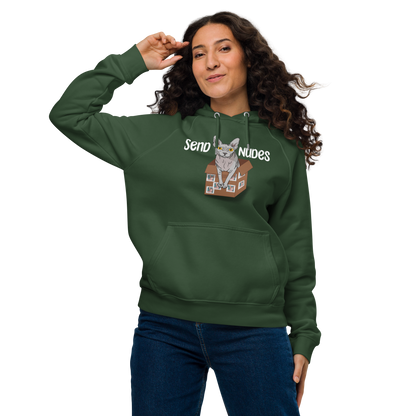 "SEND NUDES" WOMEN'S ECO HOODIE