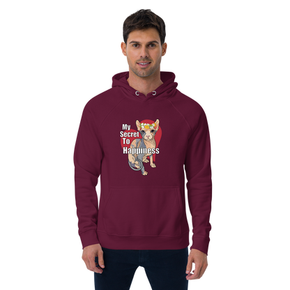 "MY SECRET TO HAPPINESS" UNISEX ECO TEE